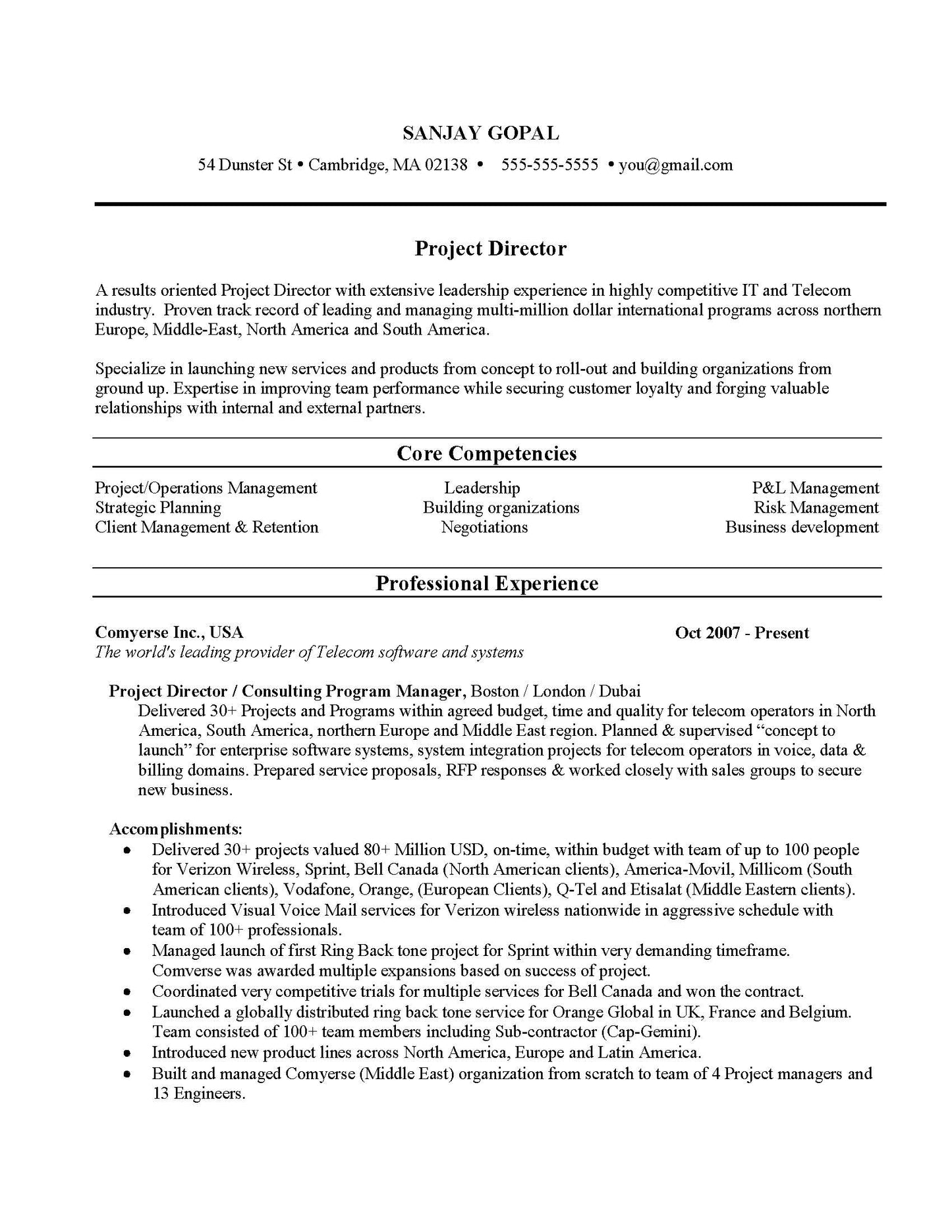 Resume Audit